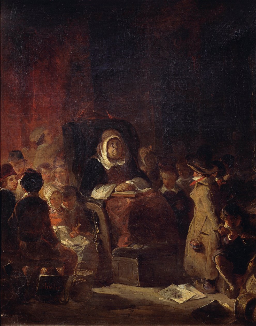 Skolmästarinnan av Nicolas Toussaint Charlet