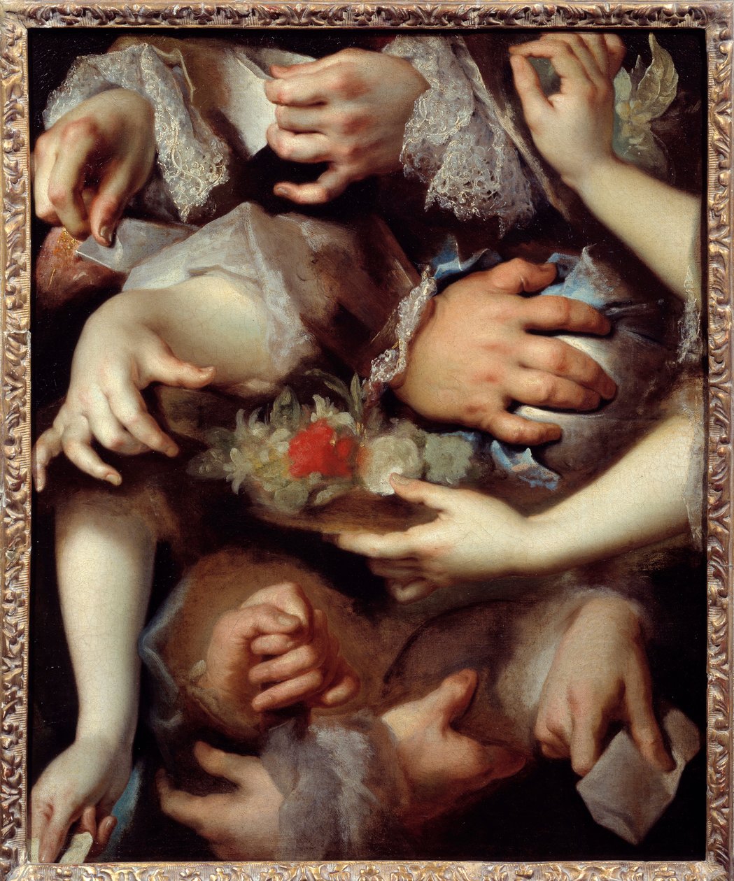 Handstudier. Målning av Nicolas De Largilliere (1656-1746) av Nicolas de Largillière