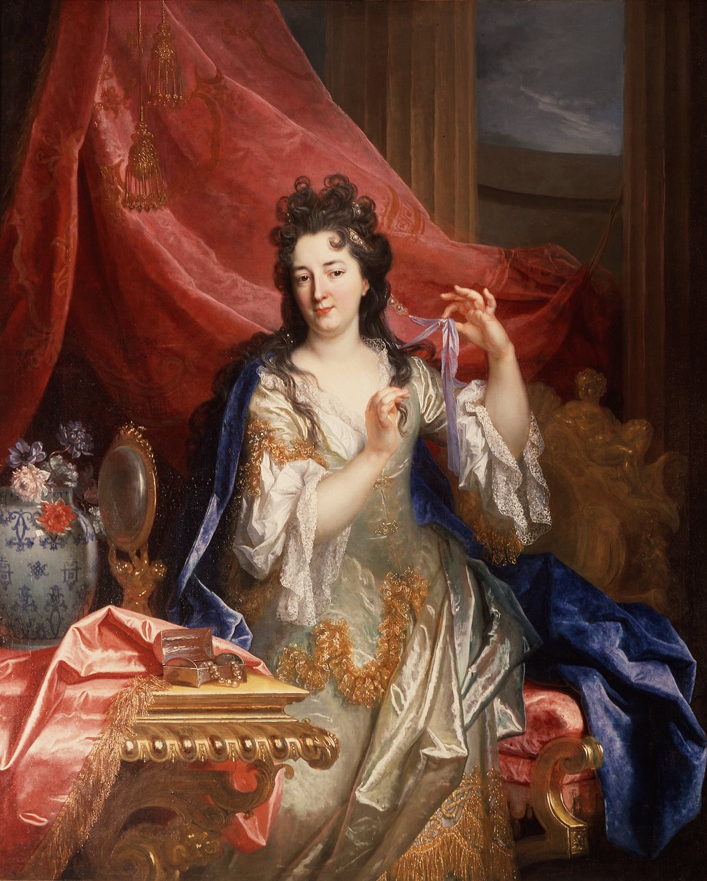 Porträtt av en kvinna, ca 1696 (olja på duk) av Nicolas de Largillière