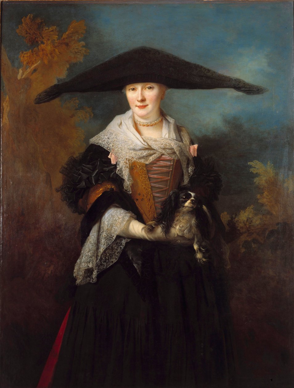 Porträtt av den vackra Strasbourg-målningen av Nicolas de Largilliere (1656-1746) 1703 Strasbourg, Musee des Beaux Arts. av Nicolas de Largillière