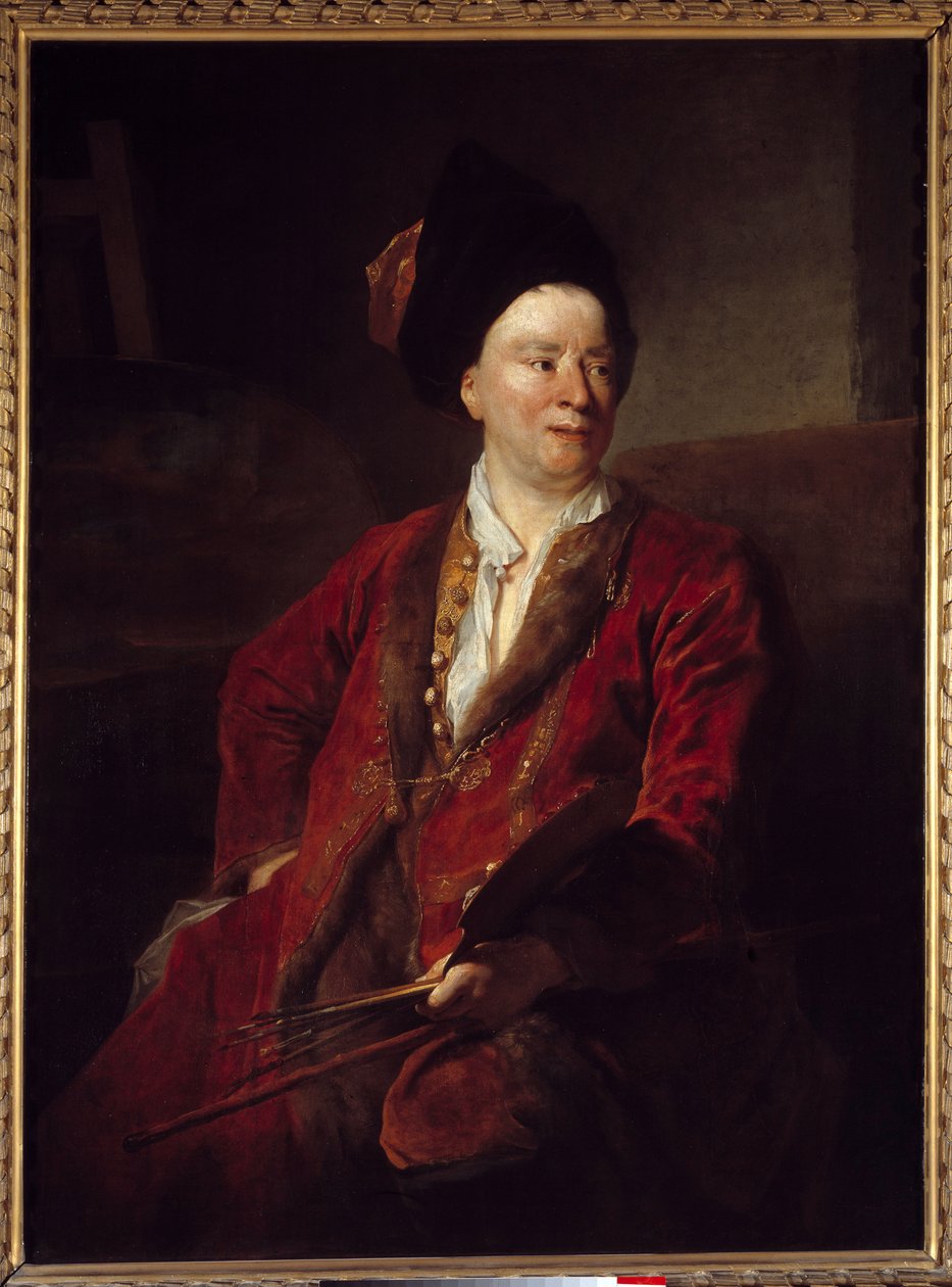 Porträtt av målaren Jean Baptiste Forest (1636-1712) Målning av Nicolas de Largilliere (1656-1746) 1704 Sön. 1,29x0,96 m Lille, musee des Beaux arts - Porträtt av målaren Jean Baptiste Forest (1636-1712). Målning av Nicolas de Largilliere (1656-1 av Nicolas de Largillière