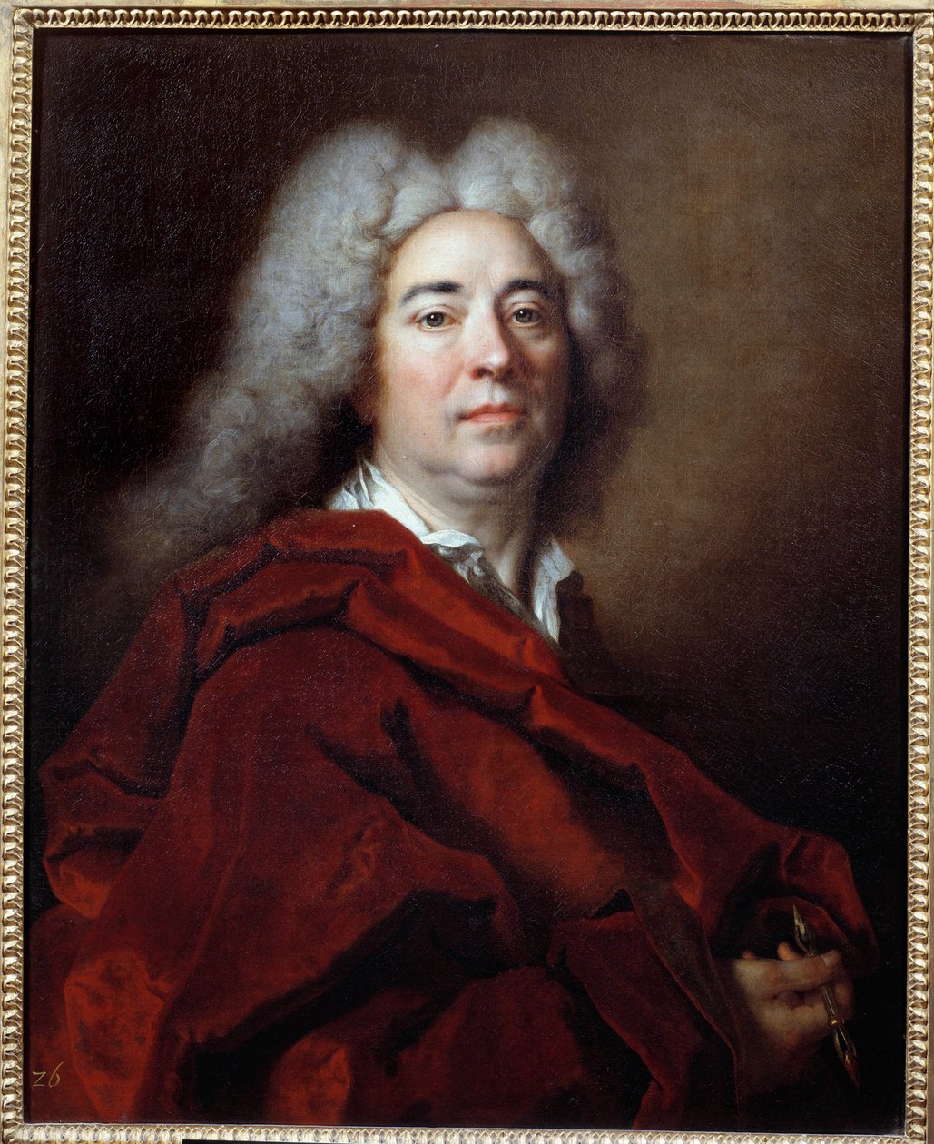 Självporträtt. Målning av Nicolas De Largilliere (1656-1746) av Nicolas de Largillière