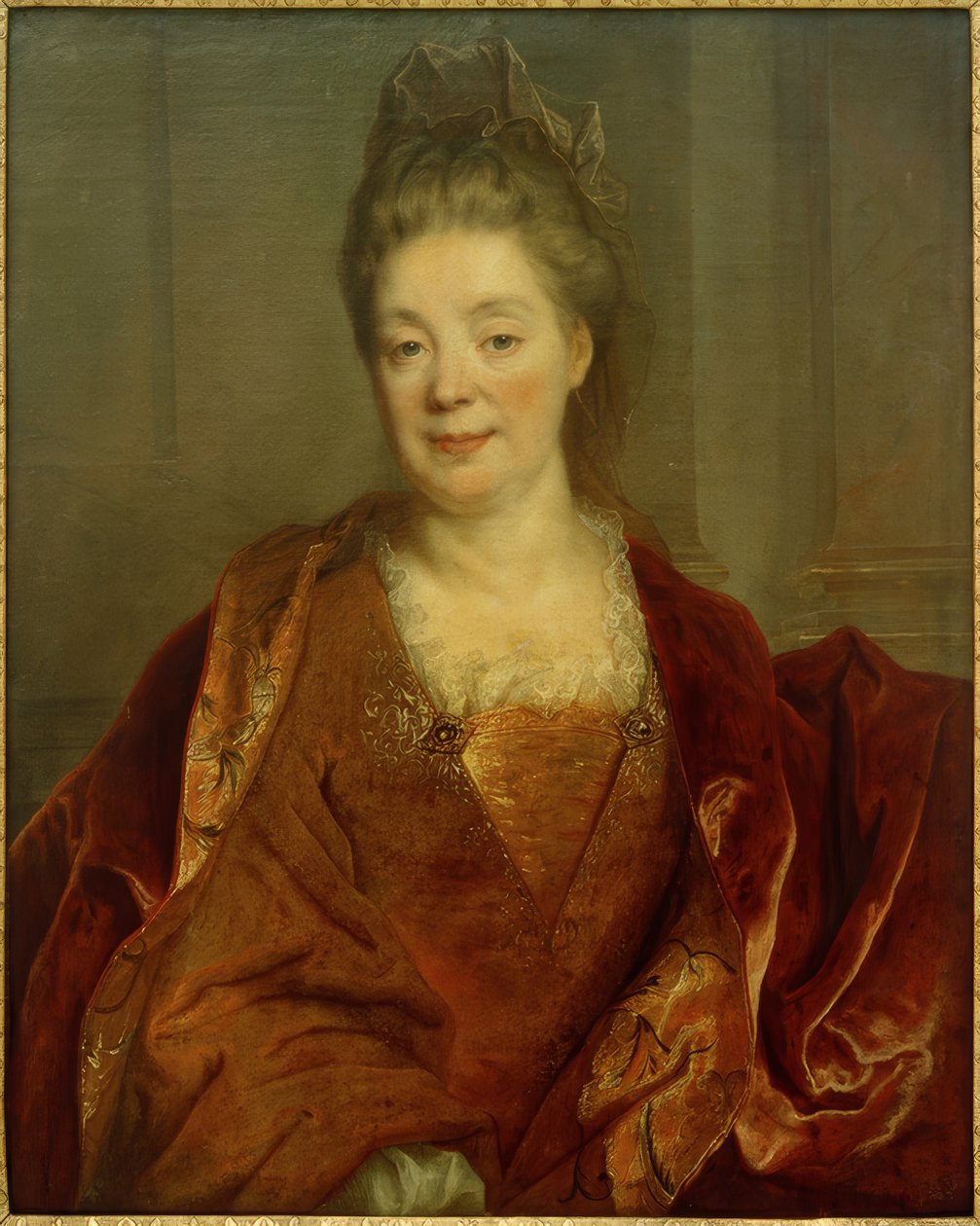 Bildnis Marguerite Titon av Nicolas de Largillière