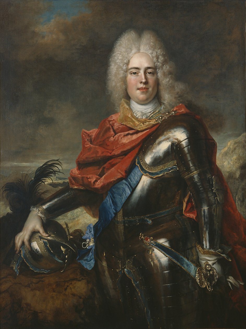 Kronprins Fredrik Augustus av Sachsen (1696-1763) av Nicolas de Largillière