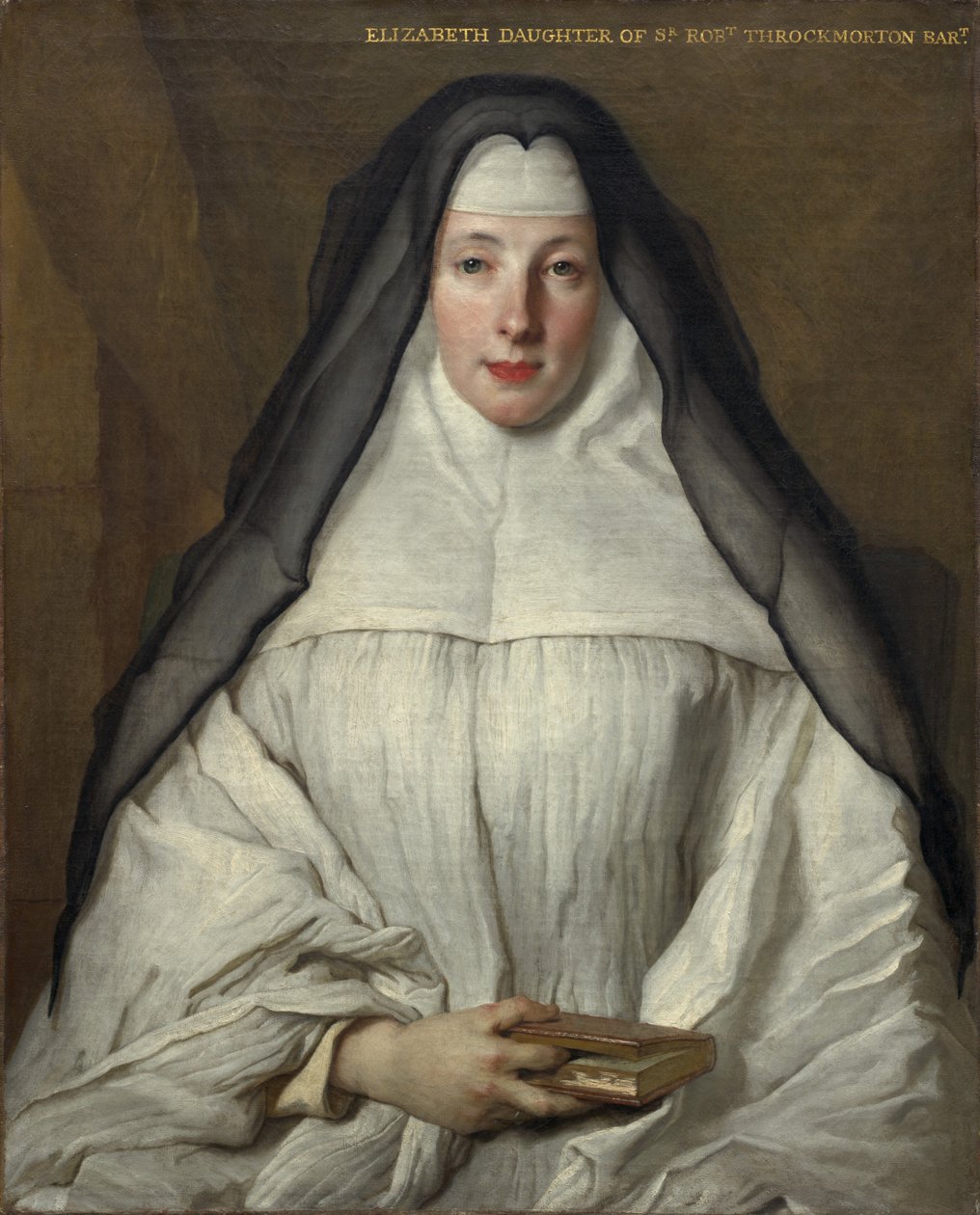 Elizabeth Throckmorton, kaninna av Dames Augustines Anglaises Order av Nicolas de Largillière