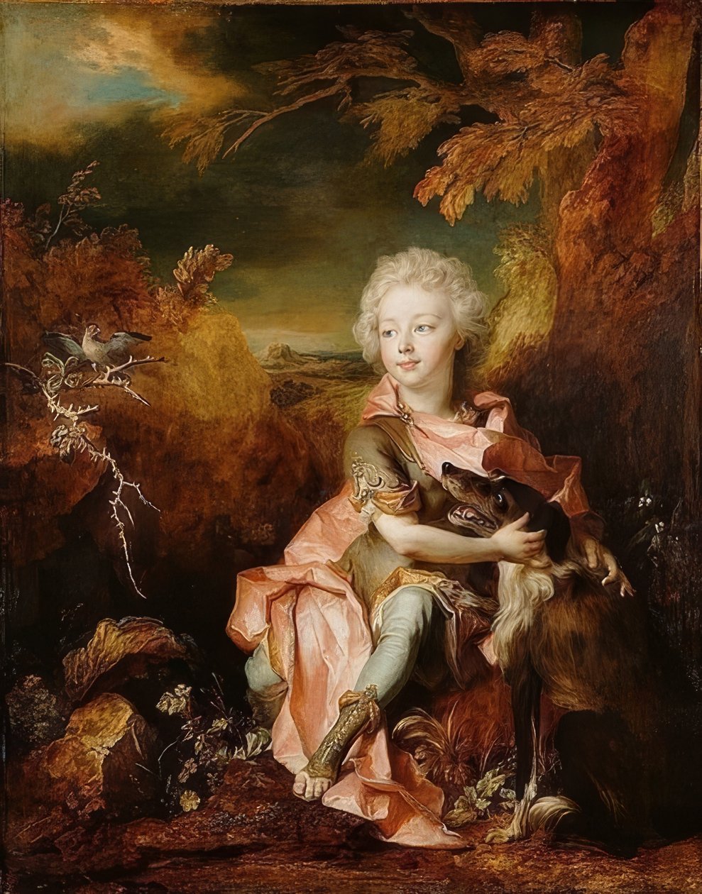 Porträtt av en pojke i kostym. Omkring 1710-1714 av Nicolas de Largillière