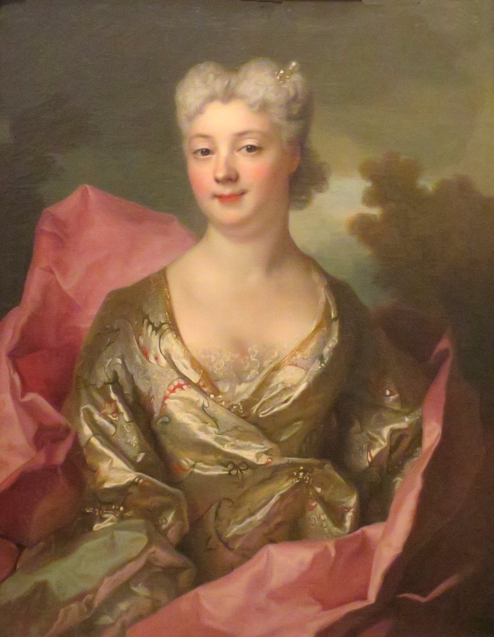 Porträtt av en dam av Nicolas de Largillière