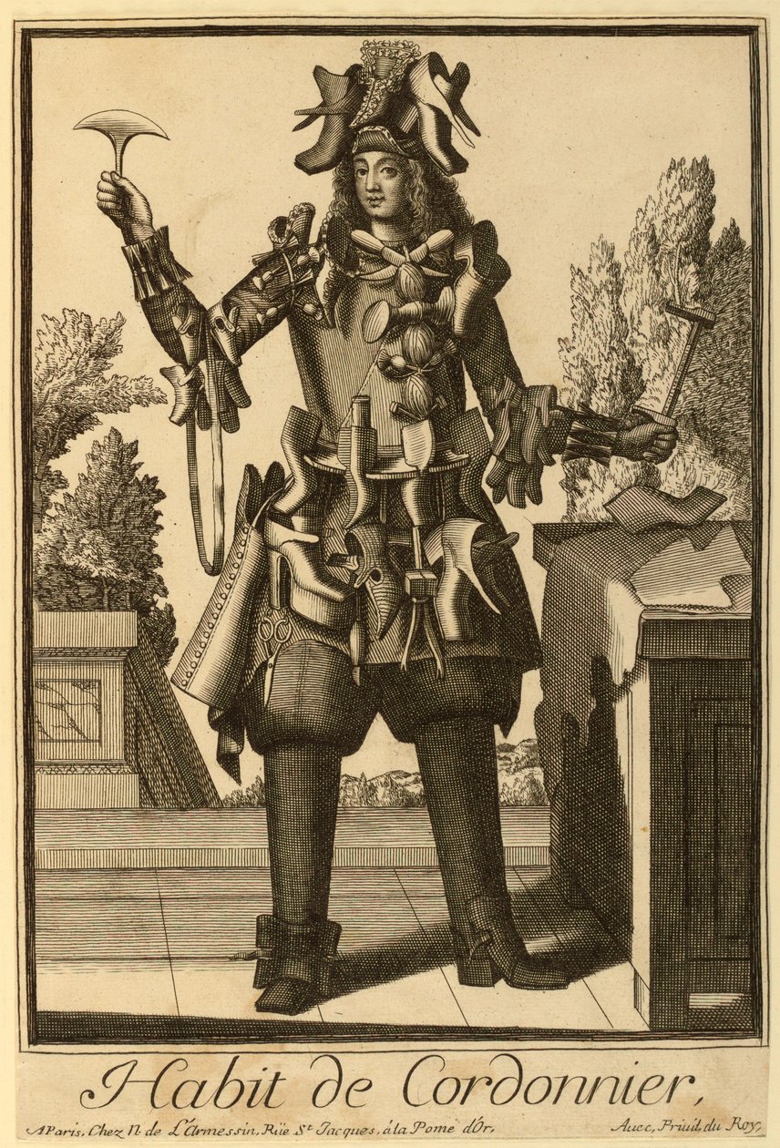 Skomakarens kostym [Skomakaren] av Nicolas de Larmessin II