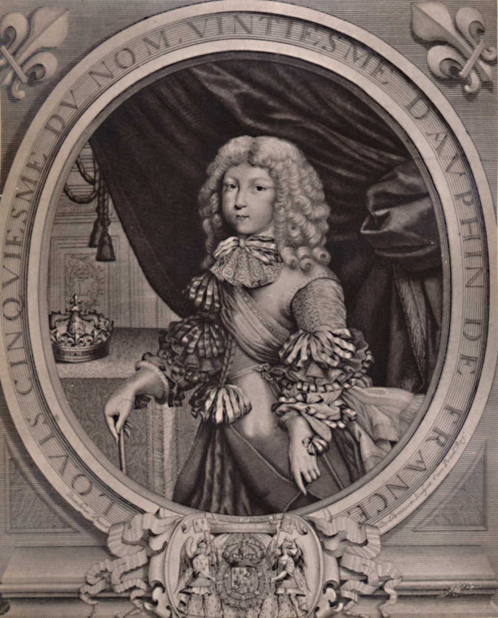 Louis av Frankrike, Grand Dauphin, som barn 1600-talet 1894 av Nicolas de Larmessin II