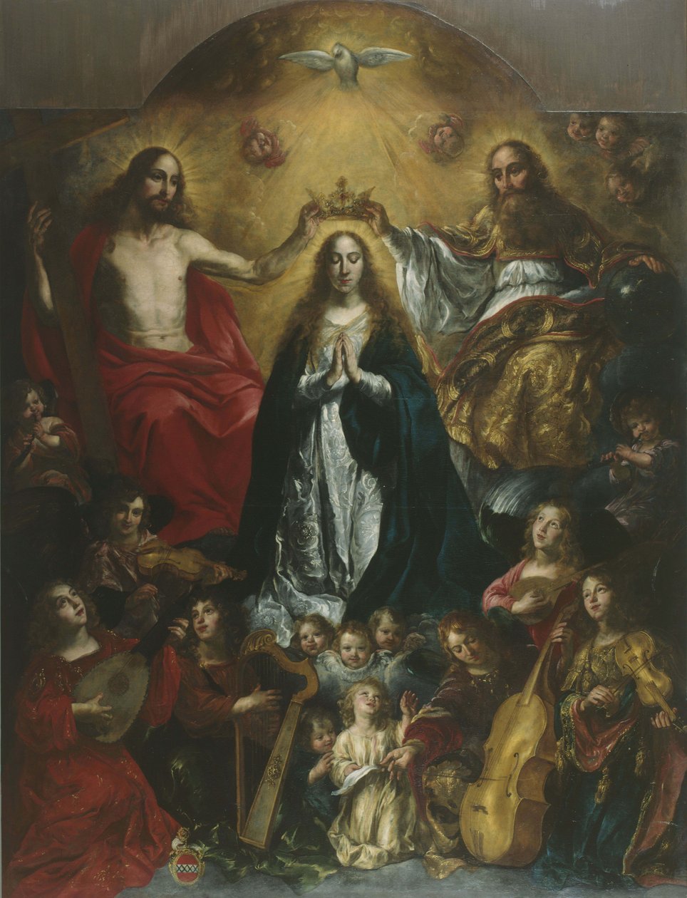 Kröningen av Maria av Nicolas de Liemaker