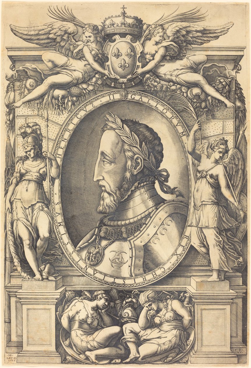 Henri II, kung av Frankrike av Nicolaus Beatrizet
