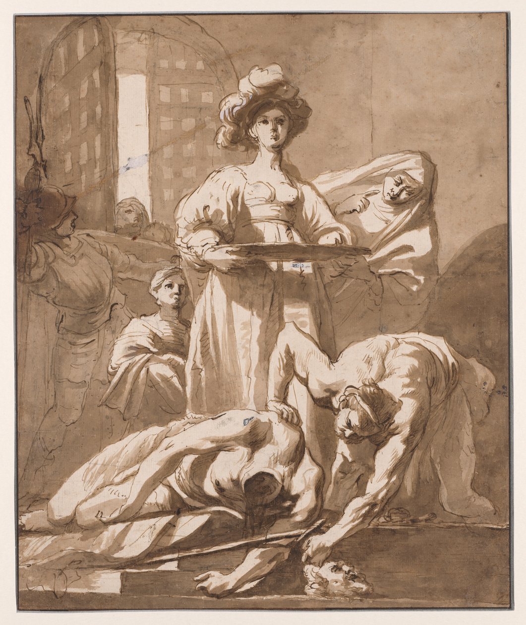 Salome med Johannes Döparens huvud av Nicolaus Knüpfer