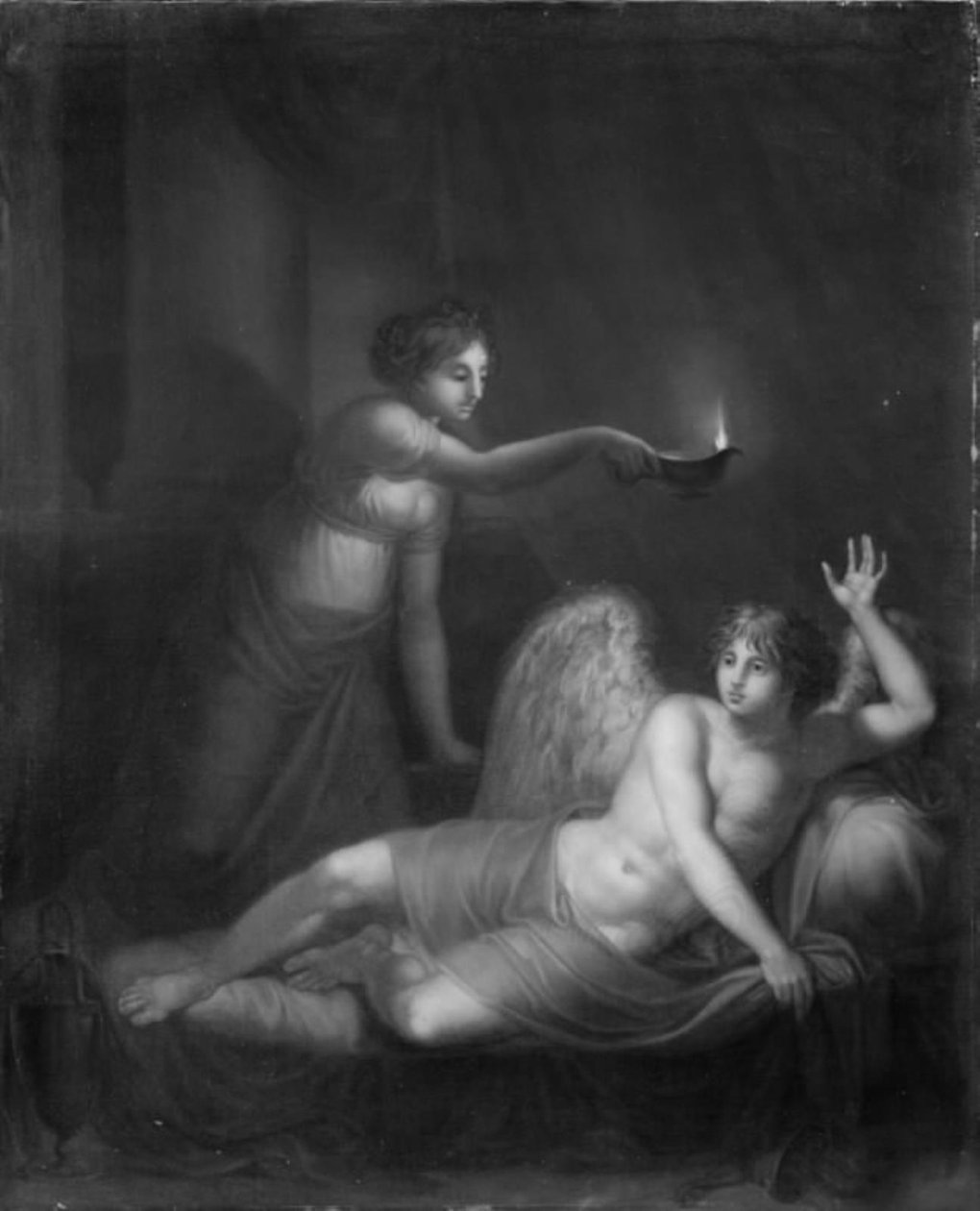 Amor väckt av Psyche av Nicolaus Wolff