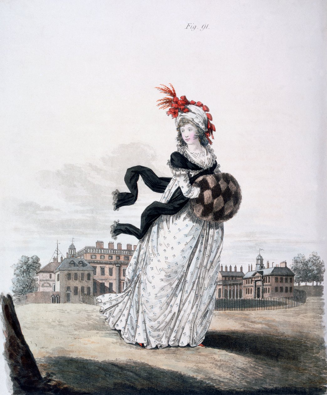 Morgonklänning, fig. 91 från 