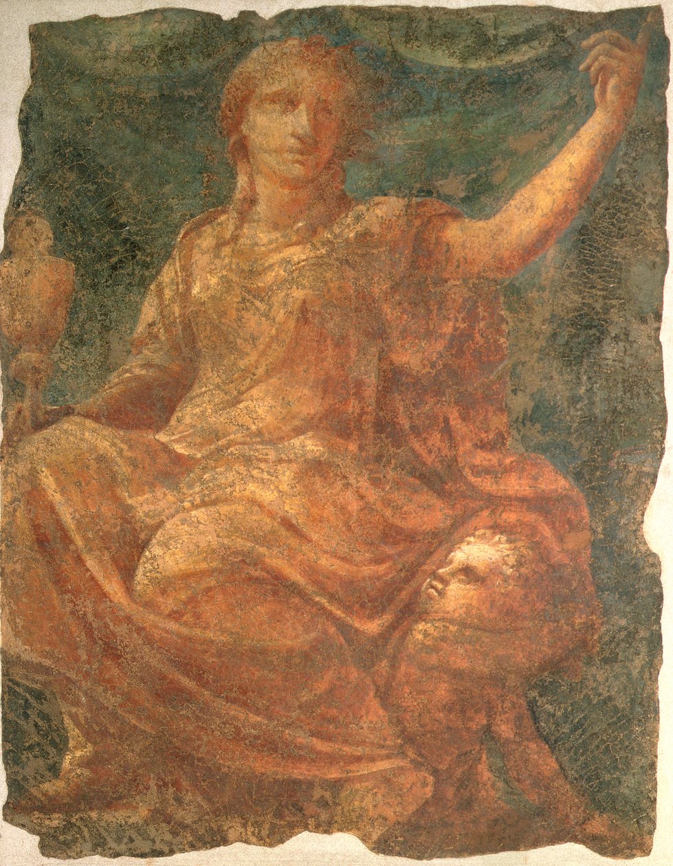 Allegorisk figur av en dygd av Nicolo dell and Fontana, Alberto Abate