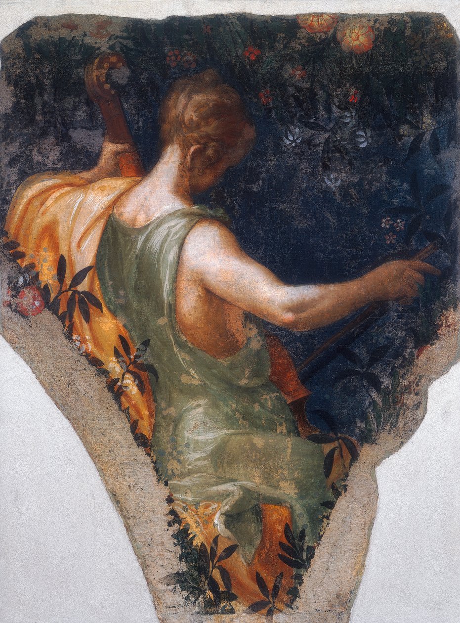 Figurer af musikerswed av Nicolo dell Abate