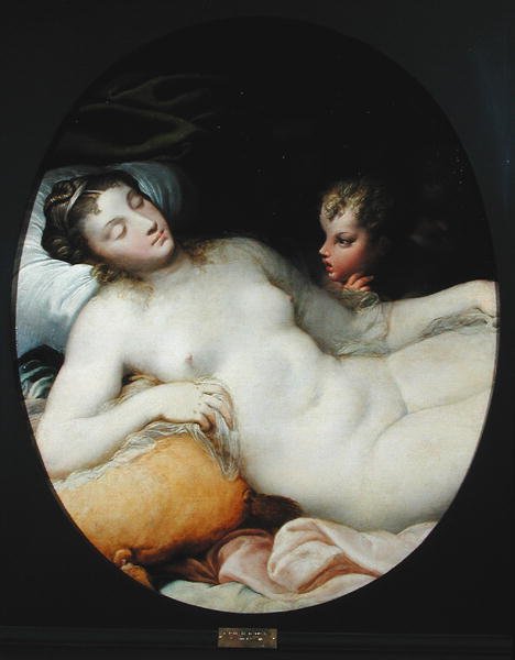 Venus sömn av Nicolo dell Abate
