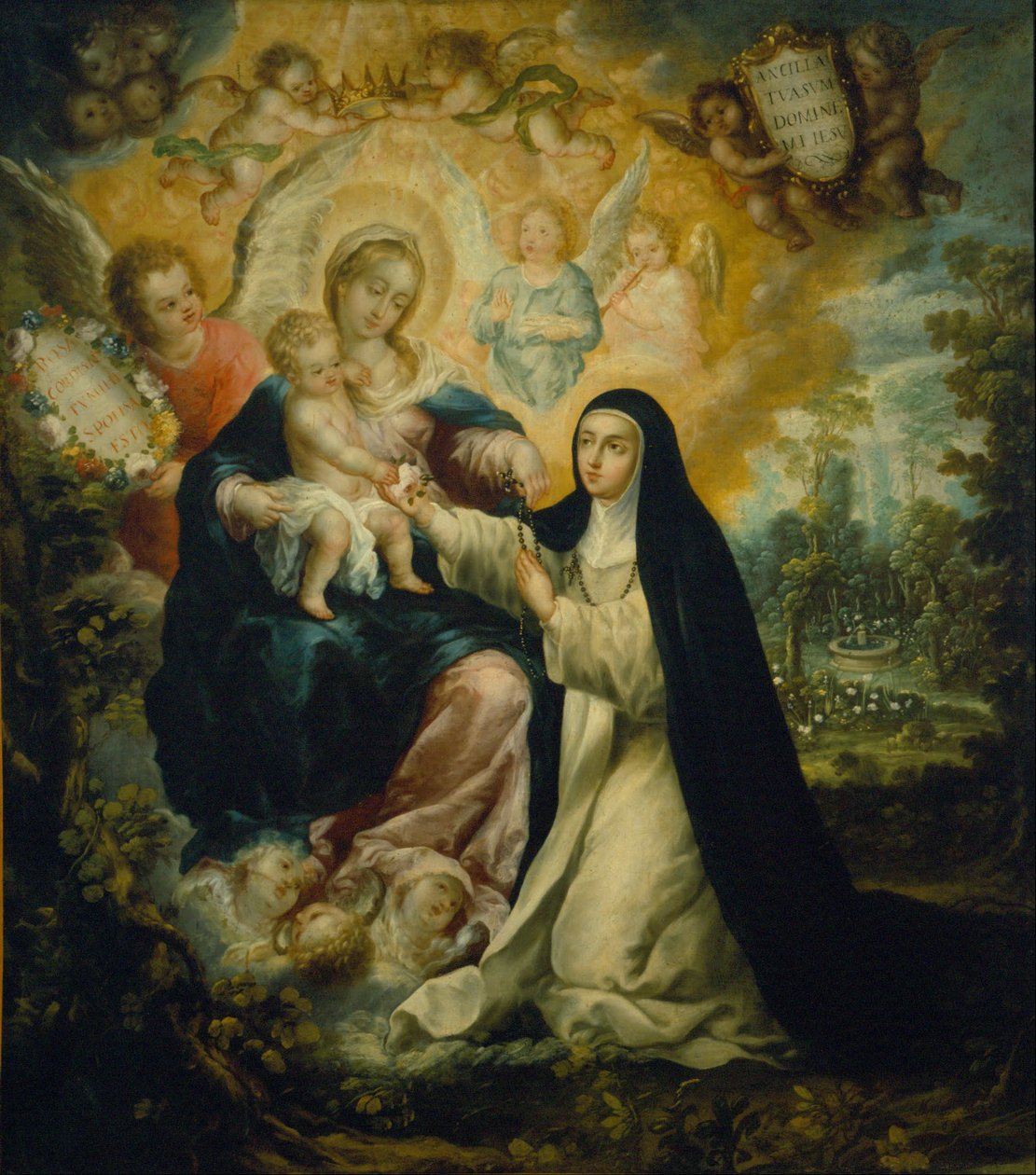 Mystic Betrothal of Saint Rose of Lima av Nicolás Correa