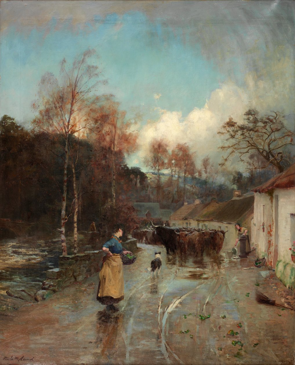 After Rain, 1889-1892 av Niels Moller Lund