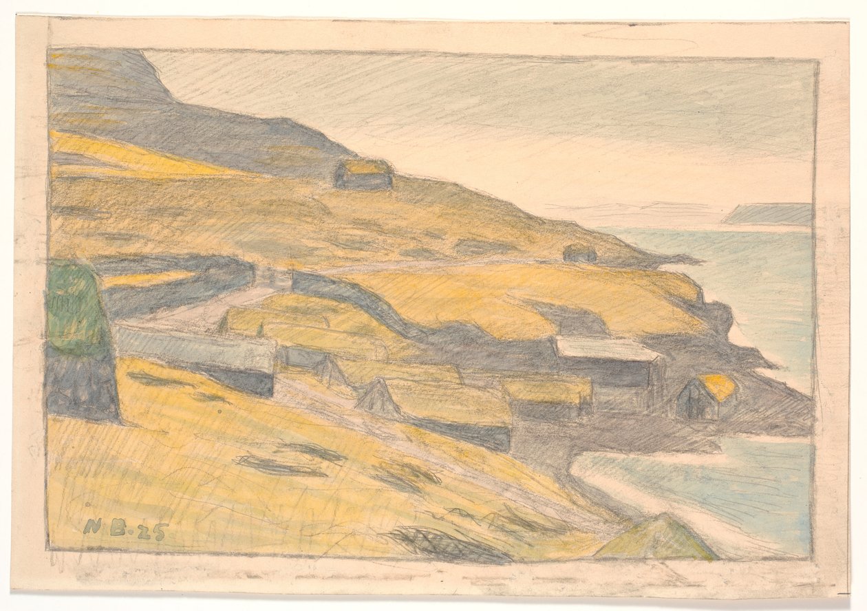 Parti från Nolsø, Färöarna av Niels Jakob Jakobsen Bjerre