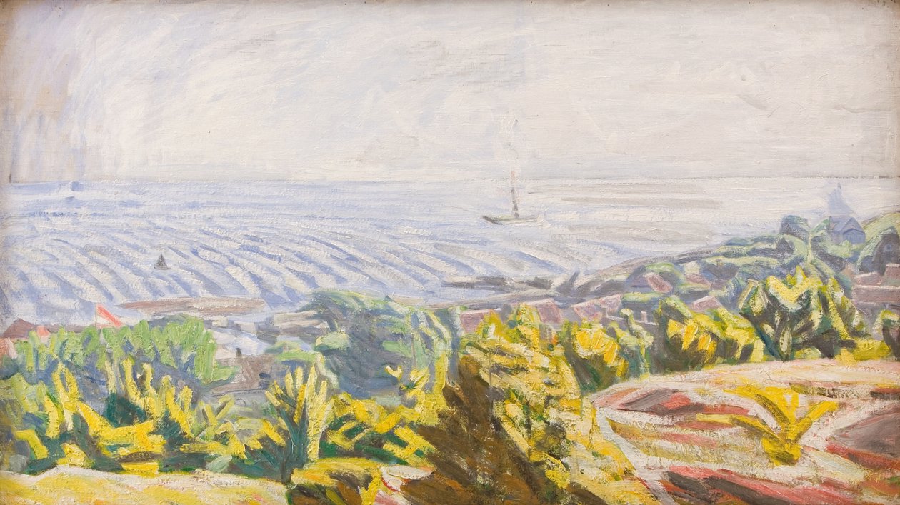 Utsikt från Bokul, Gudhjem av Niels Larsen Stevns