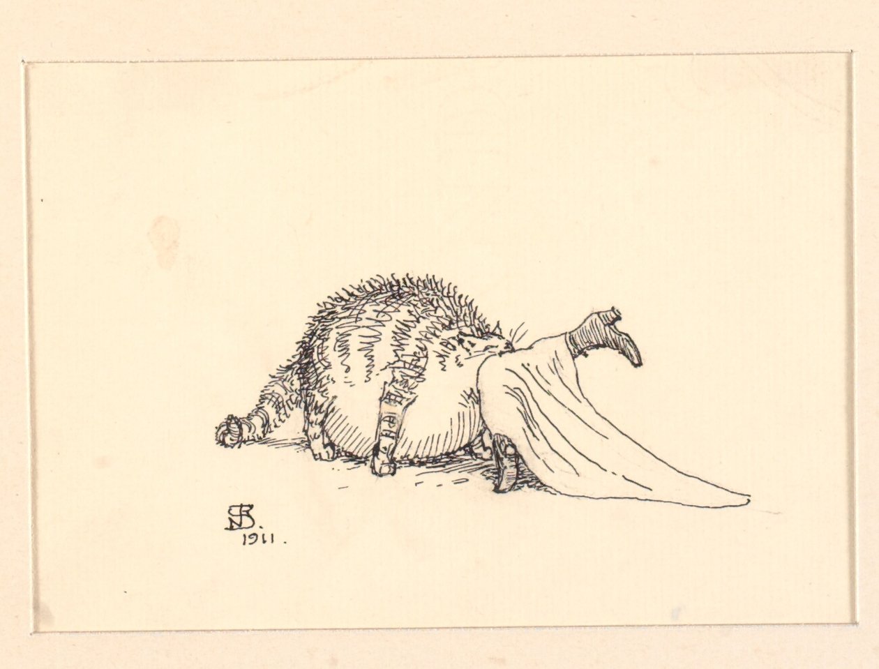 Illustration för The Fat Cat av Niels Skovgaard
