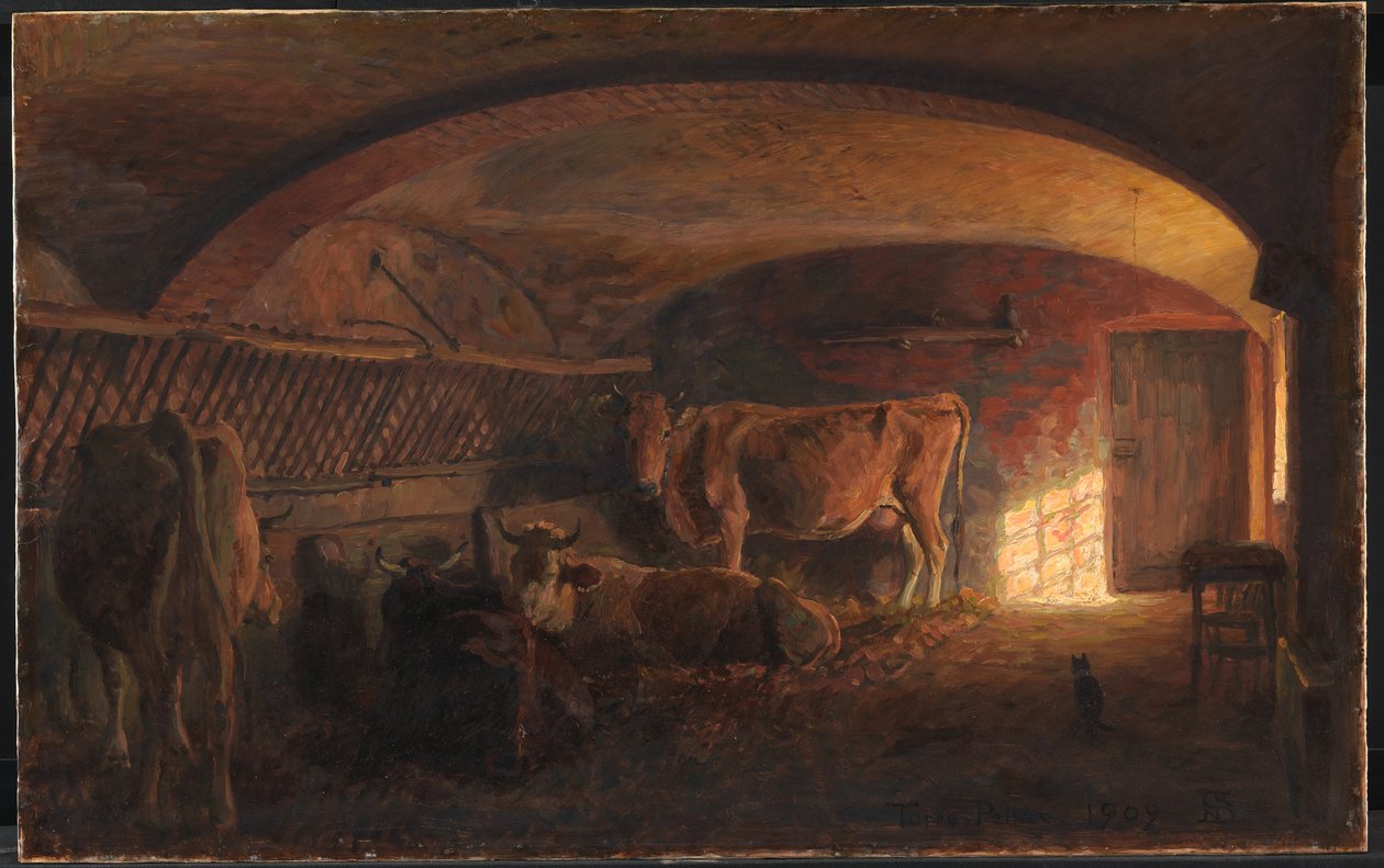 Italiensk ladugård av Niels Skovgaard