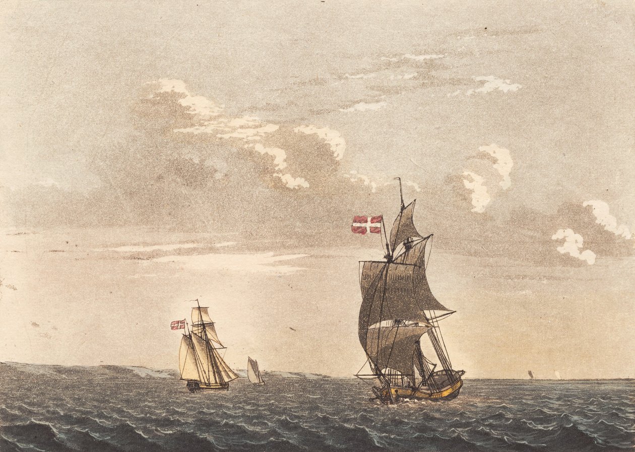 En kuling sidvind, och en brigg för vinden av Niels Truslew
