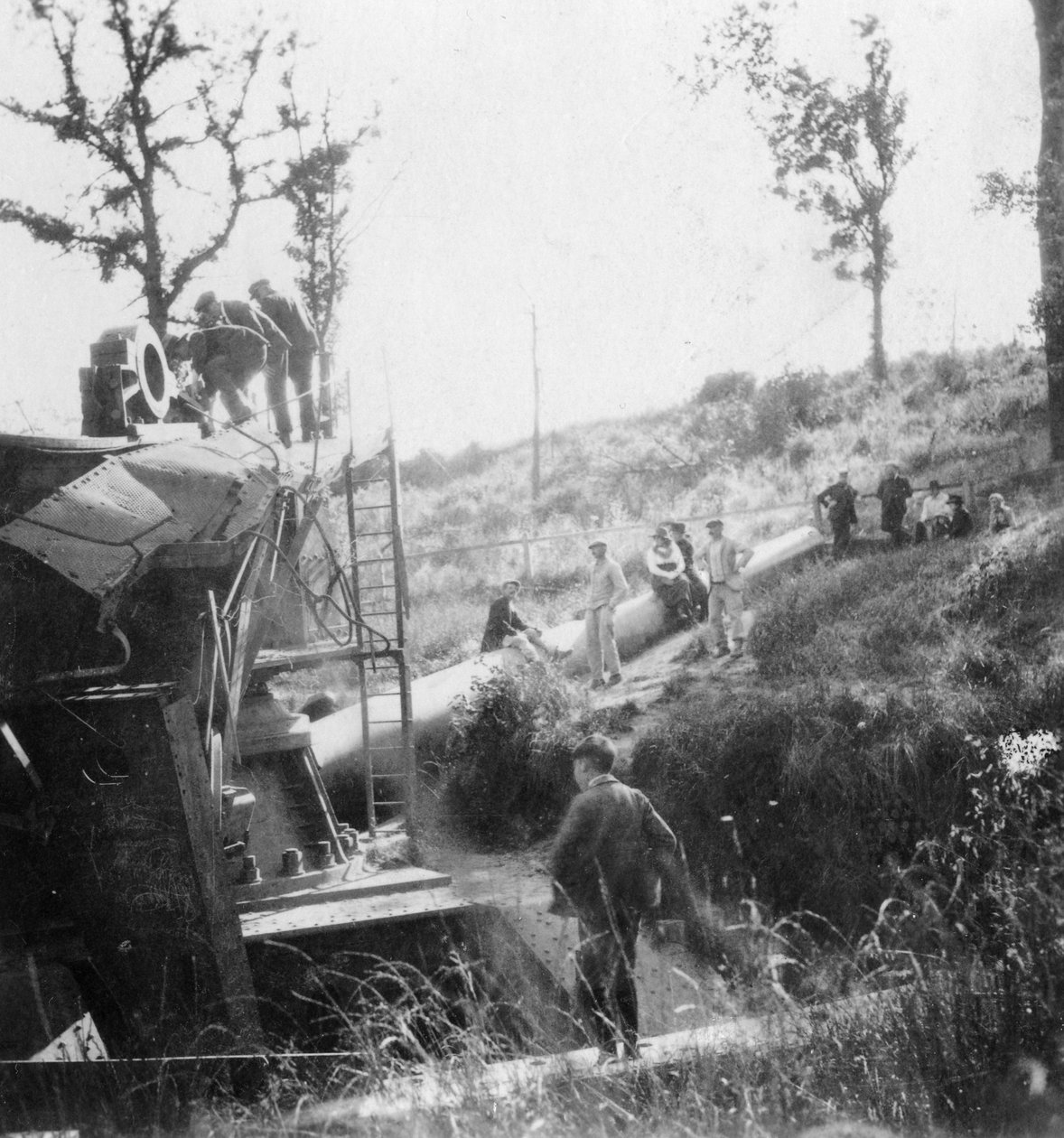 Big Bertha, den tyska pistolen som besköt Paris, första världskriget, c1918 av Nightingale and Co
