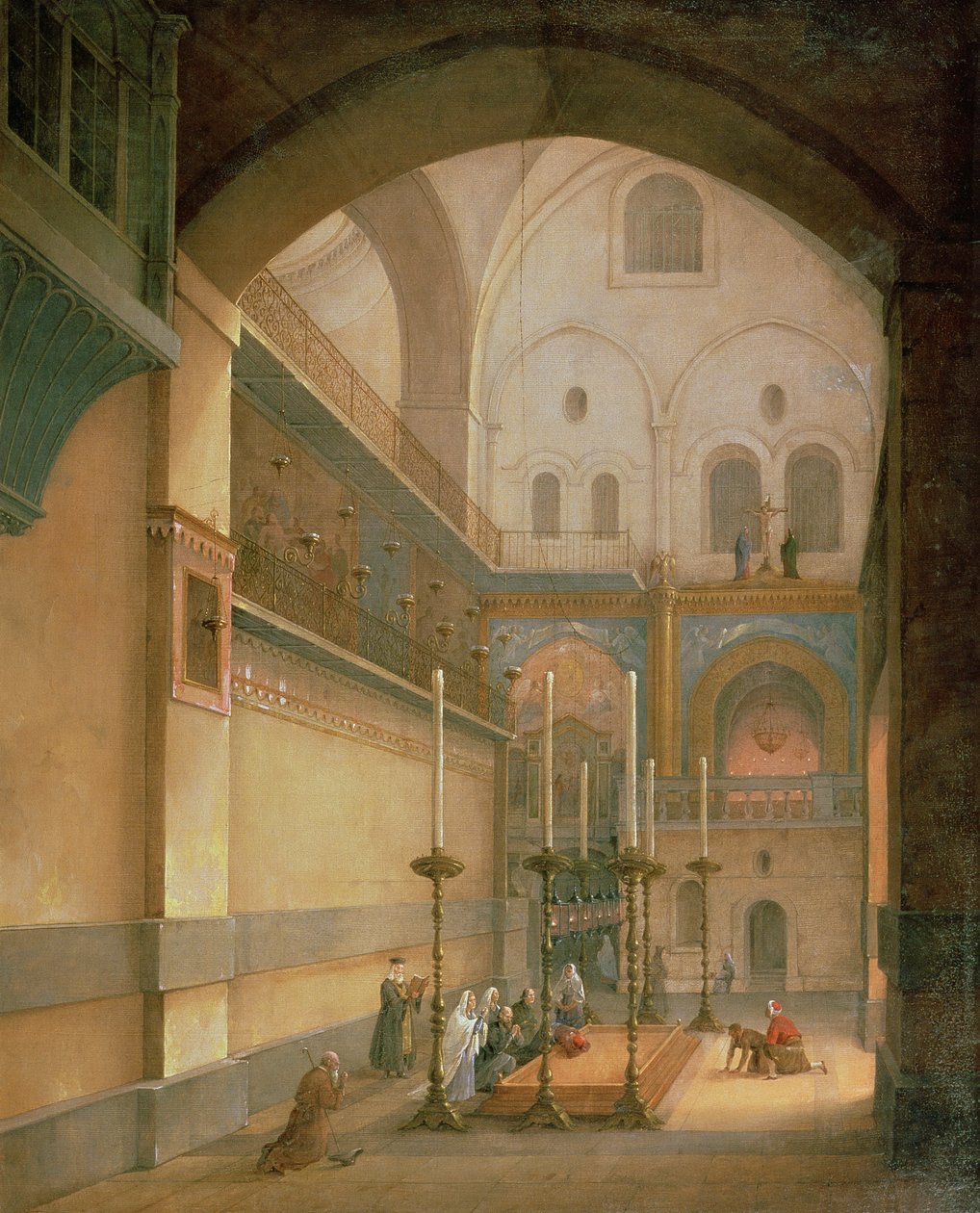 Gravkapellet i uppståndelsetemplet i Jerusalem av Nikanor Grigor