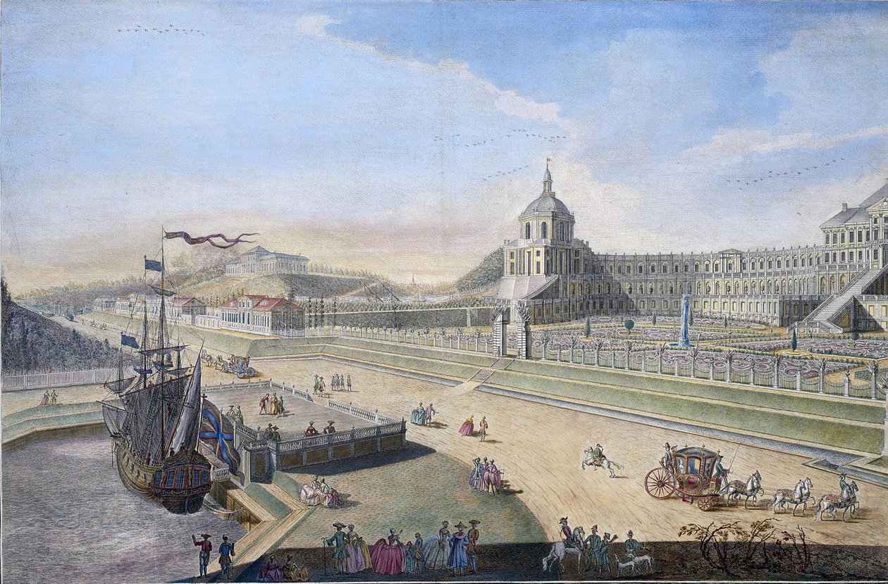 Utsikt över Oranienbaum, 1761 av Nikita Fyodorovich Chelnakov