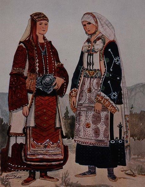 Makedonsk kostymskiss av Nikola Arsenovic