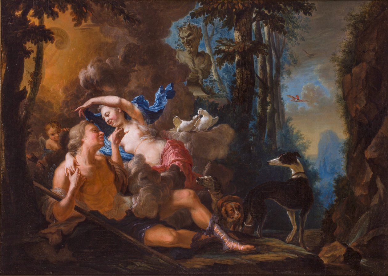 Amor och Psyche av Nikolaas Verkolje