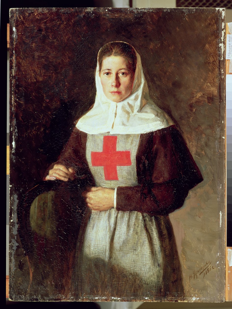 En sjuksköterska, 1886 av Nikolai Aleksandrovich Yaroshenko