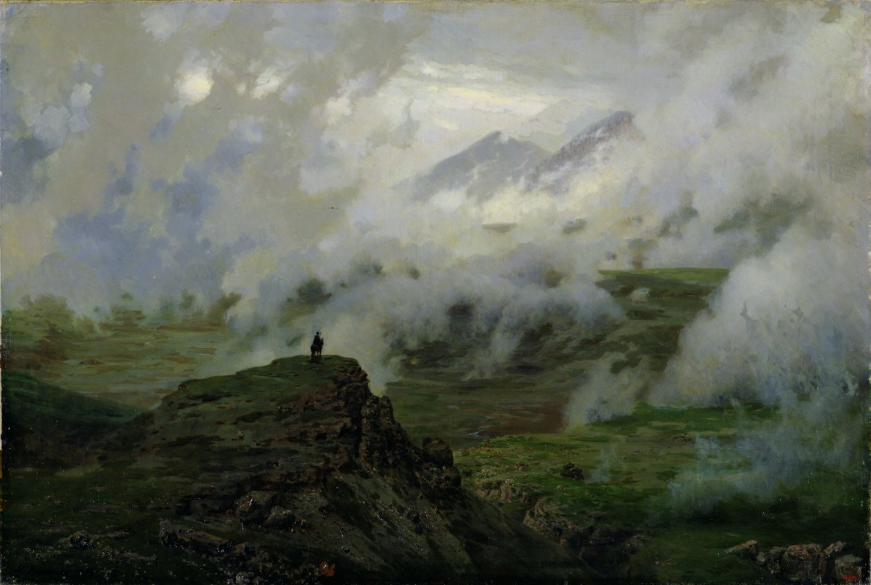 Mount Elbrus, Ryssland, 1894 av Nikolai Aleksandrovich Yaroshenko
