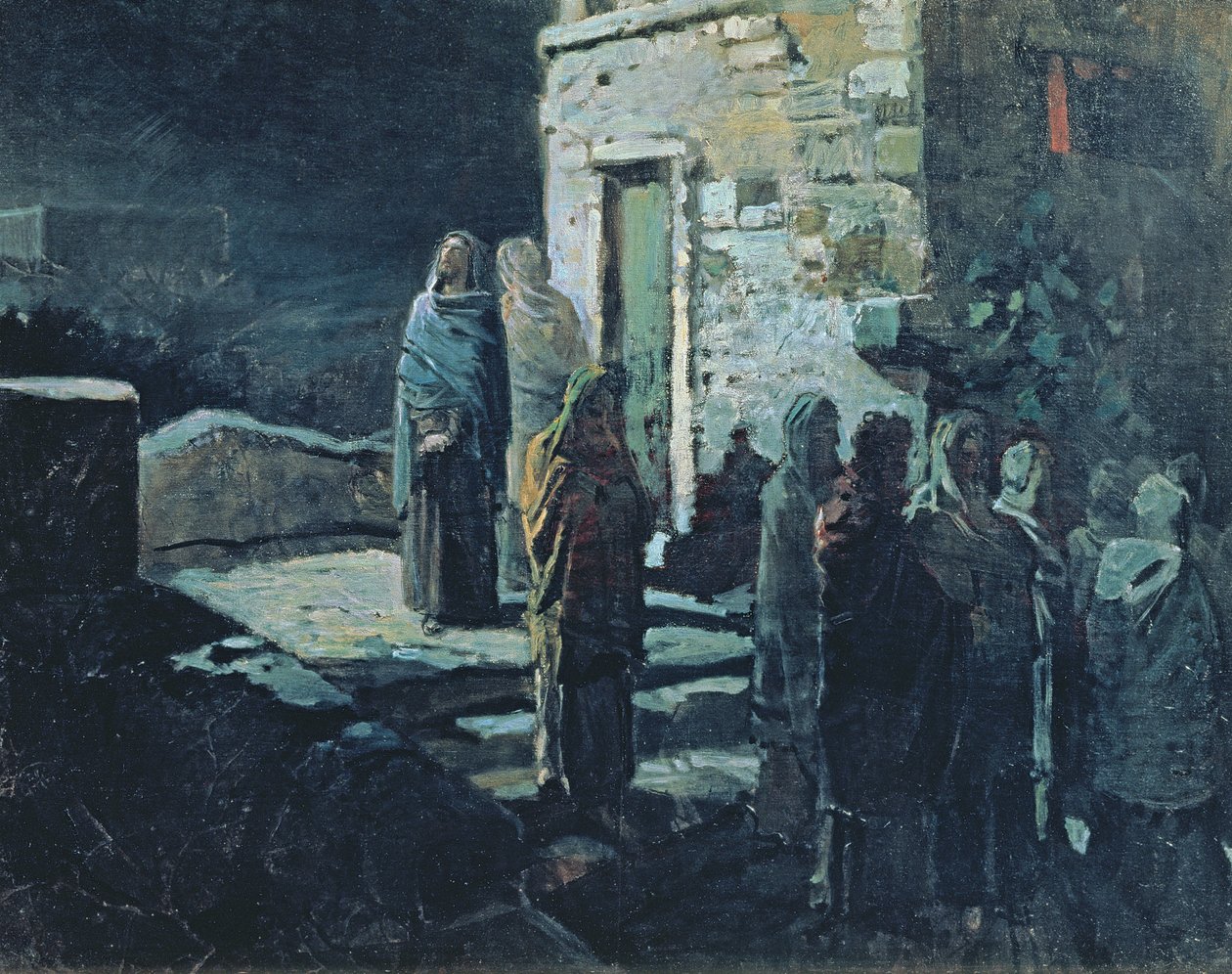 Kristus efter den sista måltiden i Getsemane, 1888 av Nikolai Nikolajevitch Gay