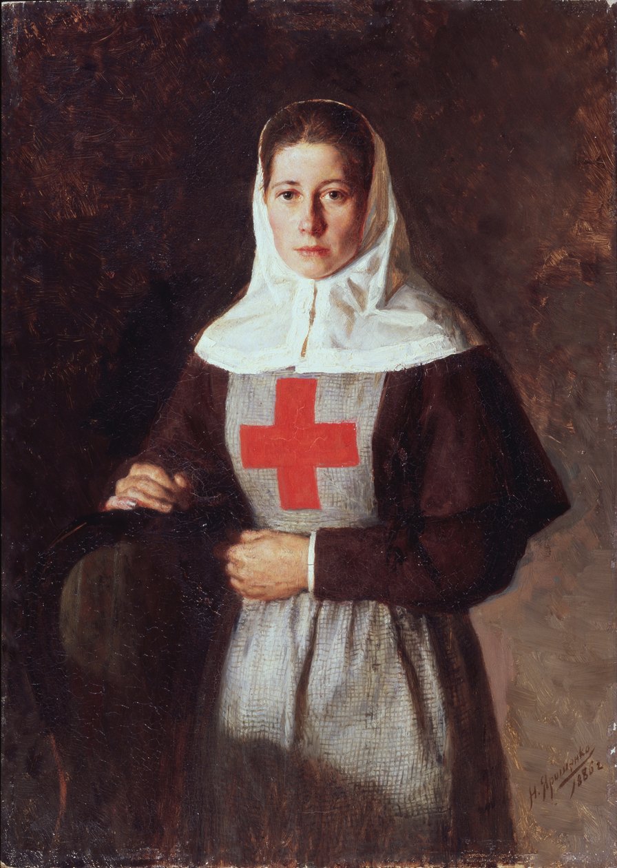 En sjuksköterska, 1886 av Nikolai Aleksandrovich Yaroshenko