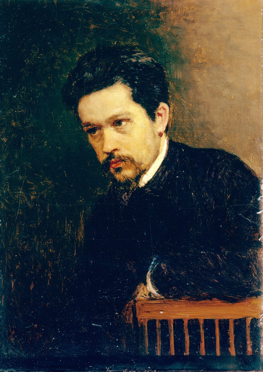 Självporträtt, 1895 av Nikolai Aleksandrovich Yaroshenko
