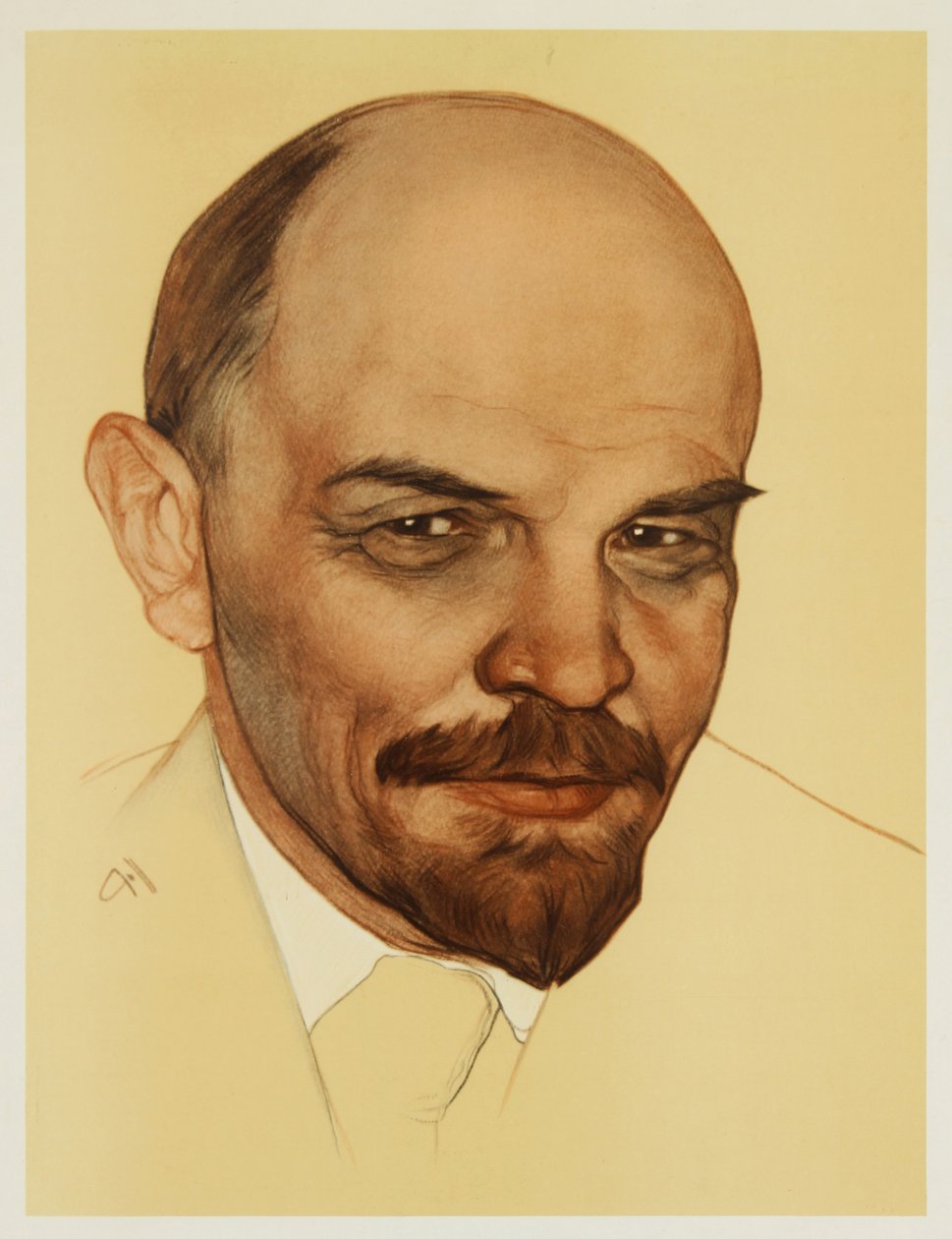 Vladimir Iljitj Lenin. av Nikolai Andreevich Andreev