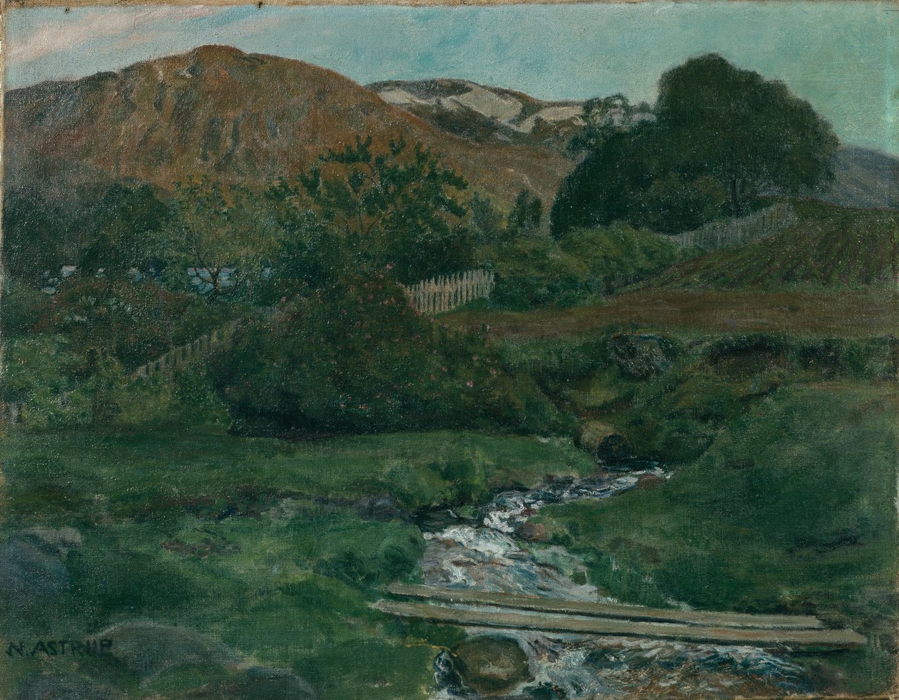Ljus natt i Jolster, c.1907 av Nikolai Astrup