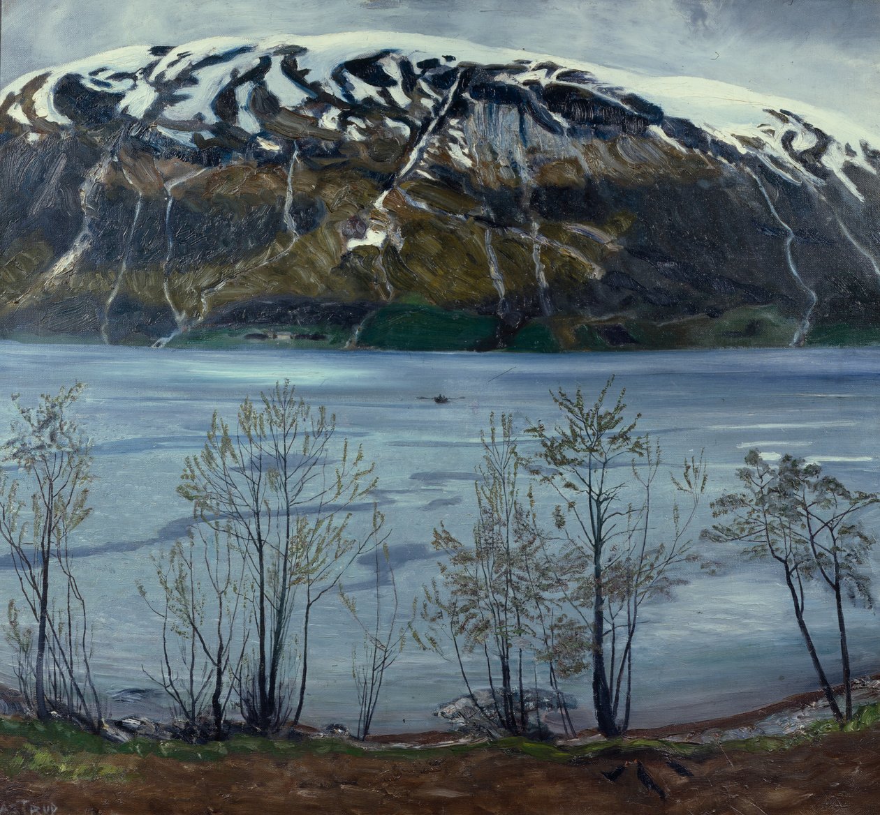 Grå vårkväll av Nikolai Astrup