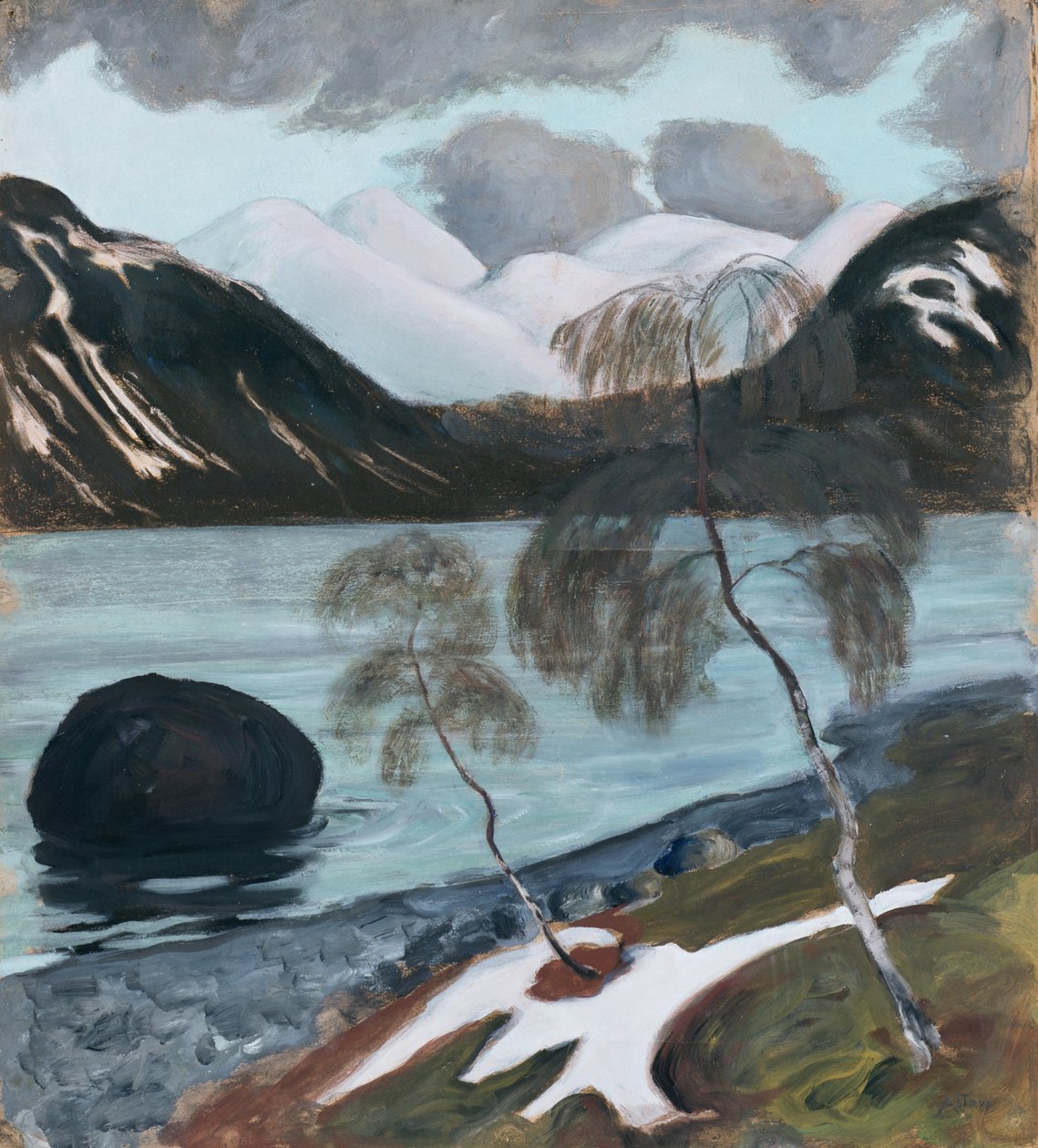 Jølster sjö av Nikolai Astrup