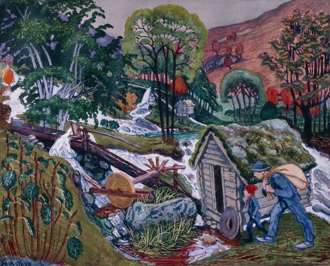 Kvinnors gong av Nikolai Astrup