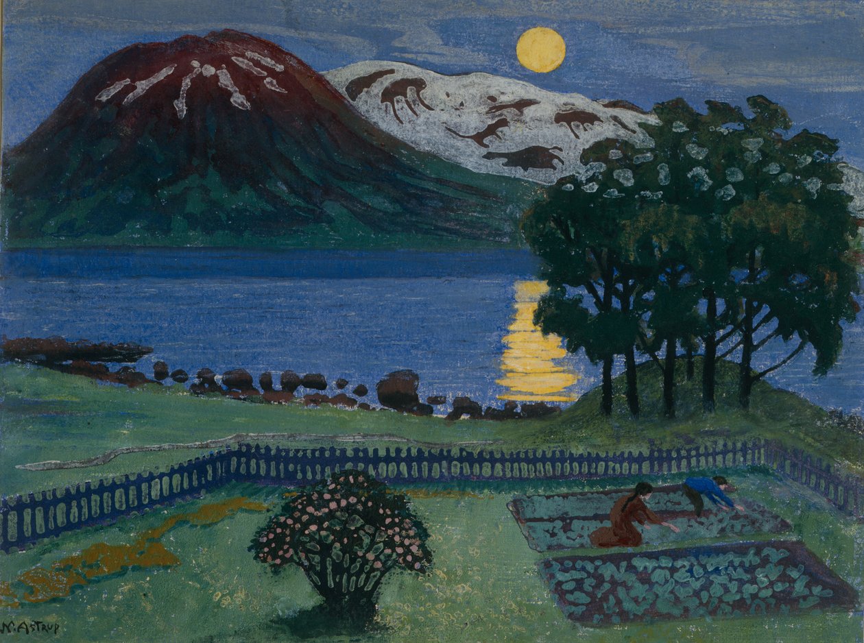 Måne maj av Nikolai Astrup