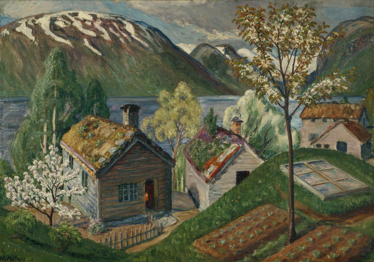 Mistbenken (Kallram) av Nikolai Astrup