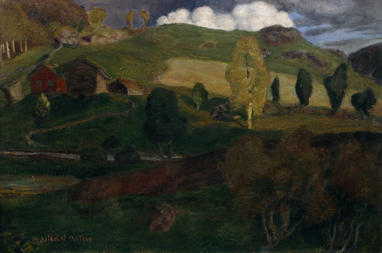 Vårkväll av Nikolai Astrup