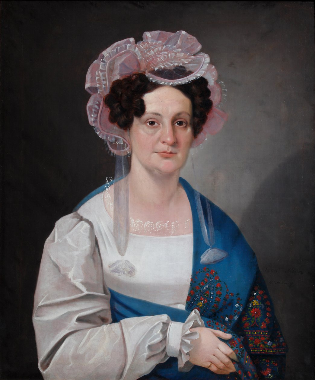 Porträtt av Olga Matveevna Golovina, född Dashkova 1798-1840, 1828 av Nikolai Dmitrievich Mylnikov