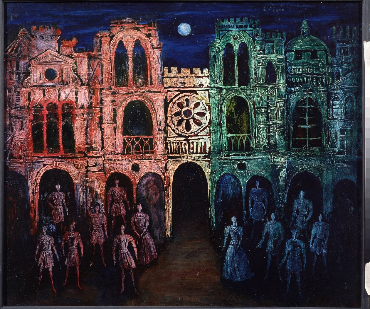 Scenografi till pjäsen Romeo et Juliette av William Shakespeare, 2002 (teckning) av Nikolai Konstantinovich Agafonov