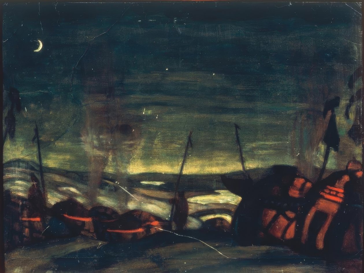 Borodin, Prince Igor / Stage v. Roerich av Nikolai Konstantinowitsch Roerich
