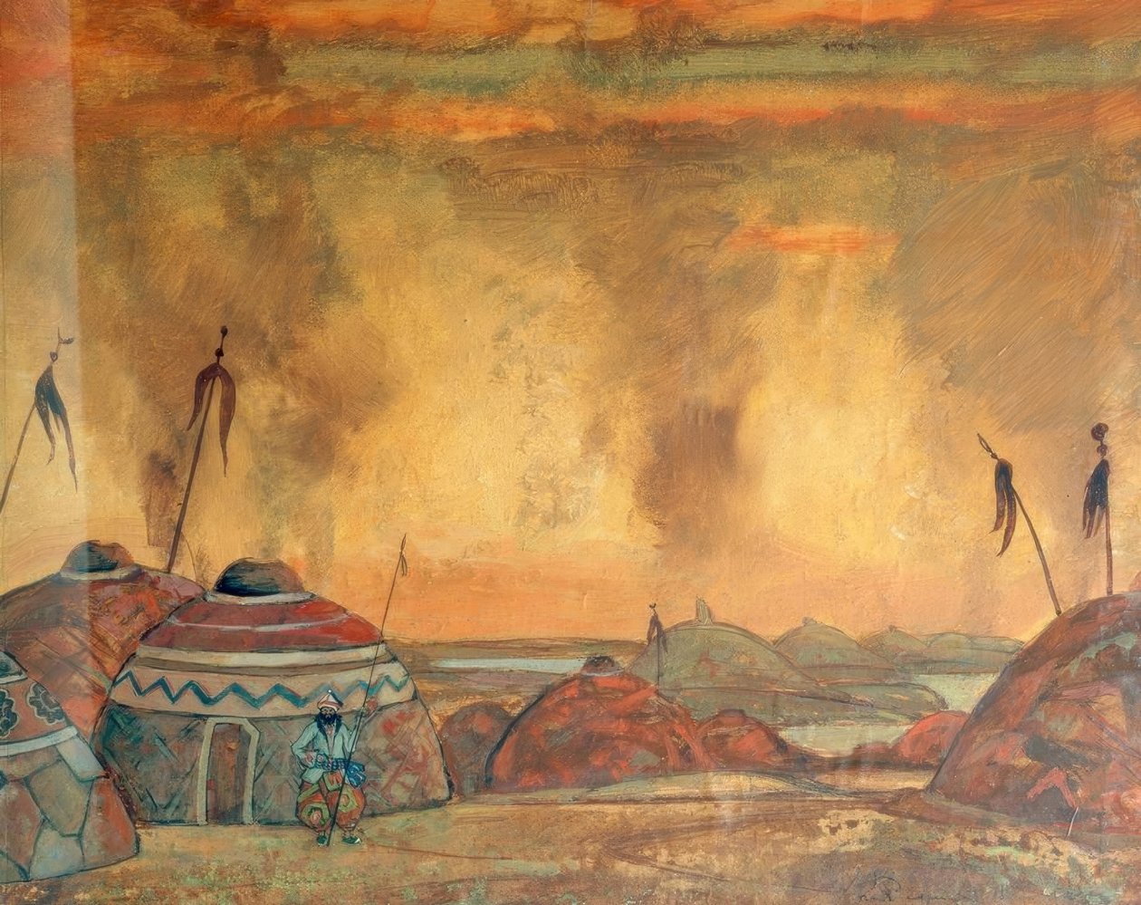 Borodin, Prince Igor / Stage v. Roerich av Nikolai Konstantinowitsch Roerich